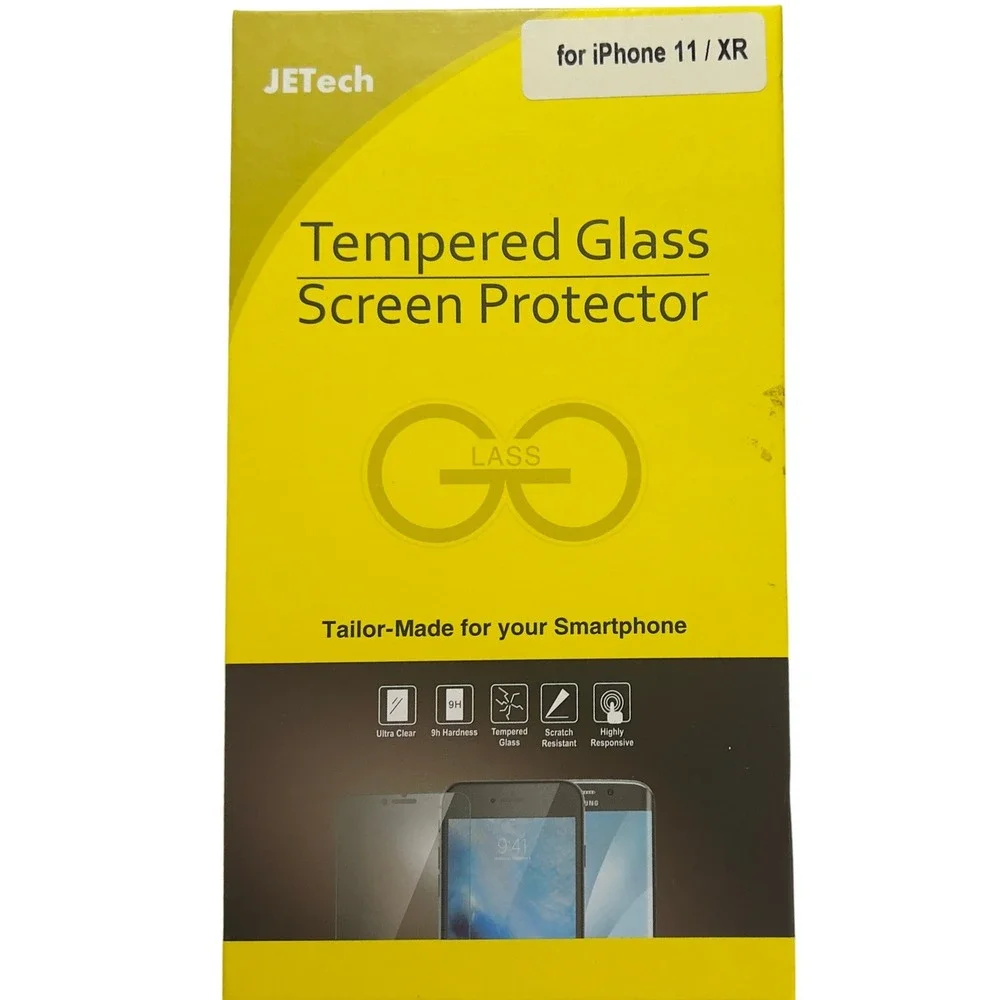 JETech Tempered Glass Screen Protector for iPhone 11/XR Smartphone‎